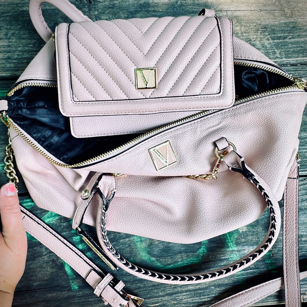 Victoria Secret bag and matching wallet.